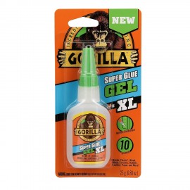 Gorilla Super Glue Gel XL, Clear, Impact Tough
