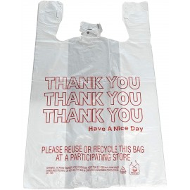 Reli. Thank You Plastic Bags (350 Count) | White Grocery Bags | Plastic Shopping Bags with Handles 