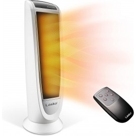 Oscillating Digital Ceramic Tower Heater For Home With Overheat Protection, Timer And Remote Control