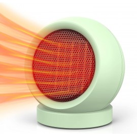 Space Heater,PTC Ceramic Electric Desktop Heater High Output Fan