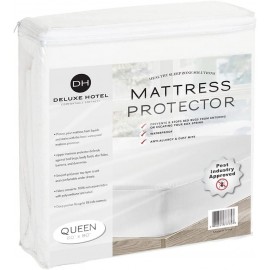 CrystalTowels Ultimate Zippered Mattress Protector (Queen) - by Deluxe Hotel