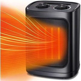 Small Space Heater for Indoor Use,Portable Heaters Fan for Office and Bedroom